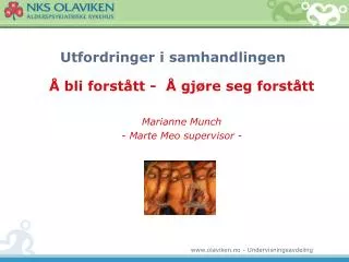 utfordringer i samhandlingen