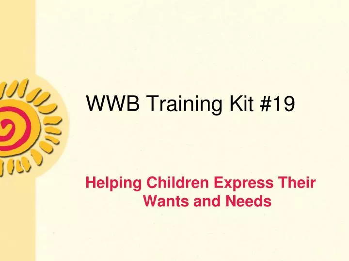wwb training kit 19