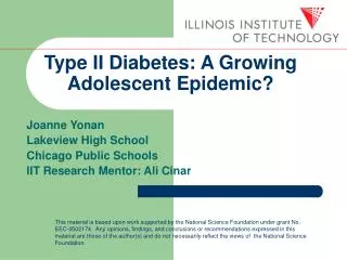 Type II Diabetes: A Growing Adolescent Epidemic?