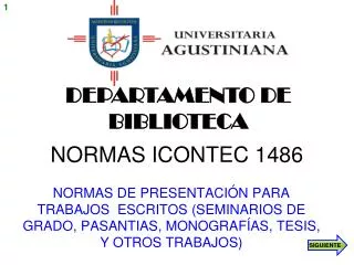 NORMAS ICONTEC 1486