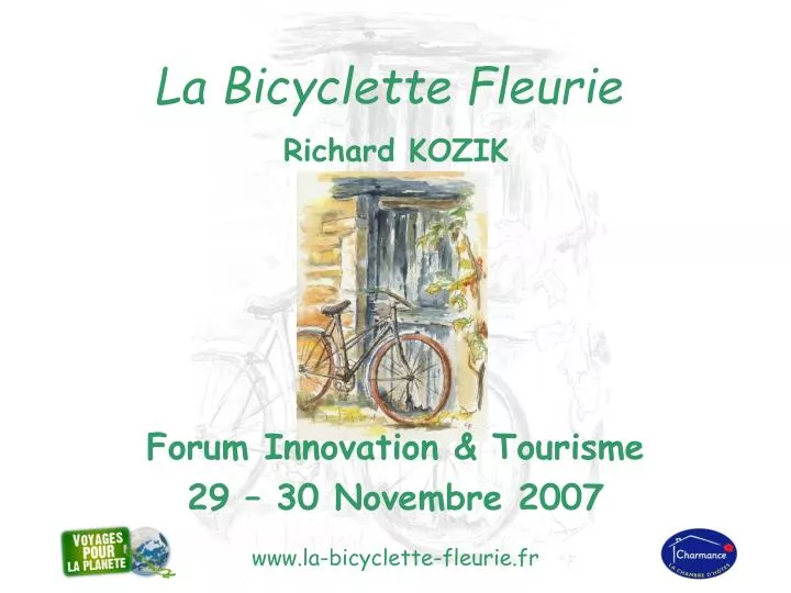 la bicyclette fleurie richard kozik