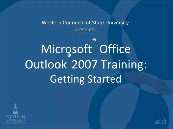 microsoft office outlook 2007 training getting started