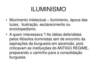 iluminismo