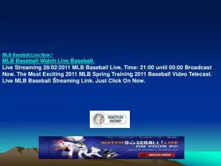 Giants vs Brewers Mets Live Streaming MLB Sopcast 28/02/2011