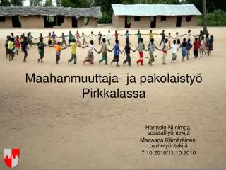 maahanmuuttaja ja pakolaisty pirkkalassa