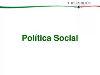 pol tica social