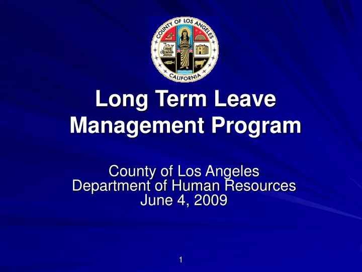 county of los angeles department of human resources june 4 2009