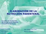 ELABORACIÓN DE LA NUTRICIÓN PARENTERAL - slide 1