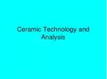 Ceramic Technology and Analysis - slide 1
