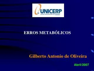 erros metab licos