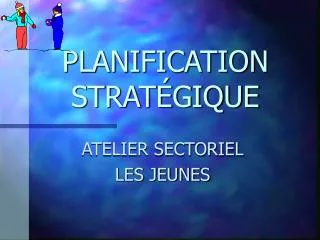 planification strat gique
