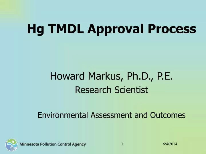 hg tmdl approval process