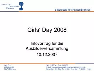 Girls‘ Day 2008