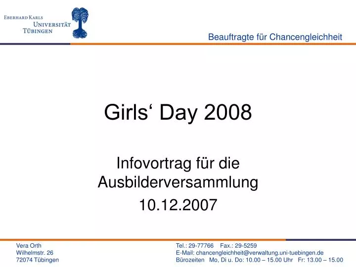 girls day 2008