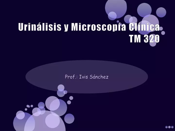 urin lisis y microscop a cl nica tm 320