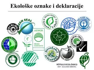 Ekološke oznake i deklaracije