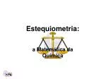 Estequiometria: a Matemática da Química - slide 1