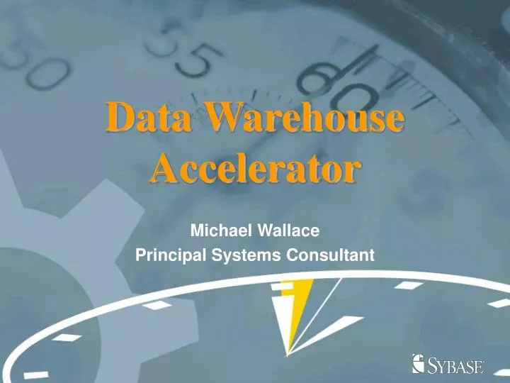 data warehouse accelerator