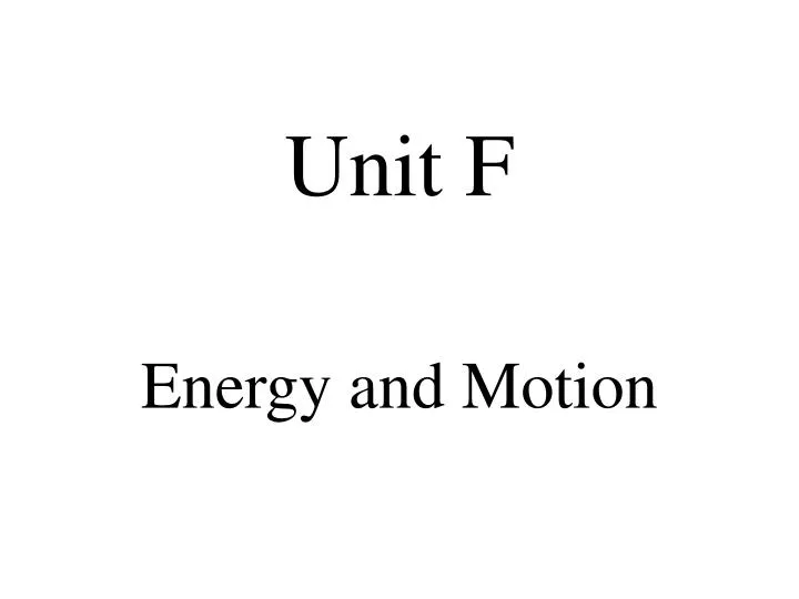 unit f