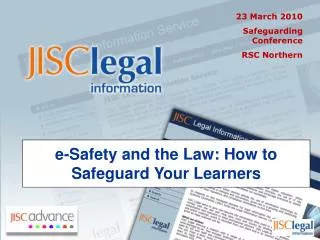 e-Safety and the Law: How to Safeguard Your Learners