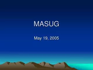 MASUG