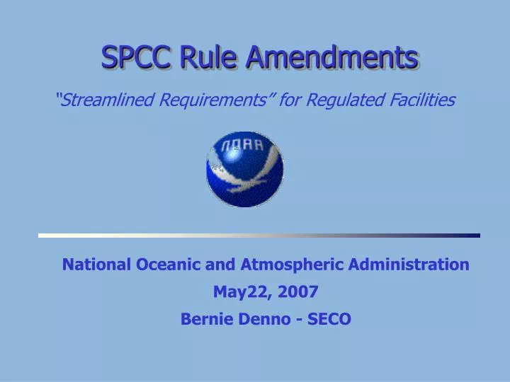 spcc rule amendments