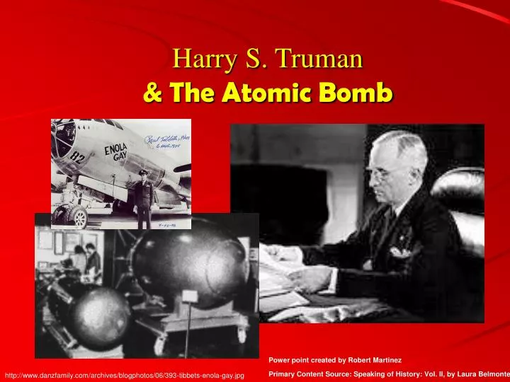 harry s truman the atomic bomb