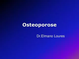 osteoporose