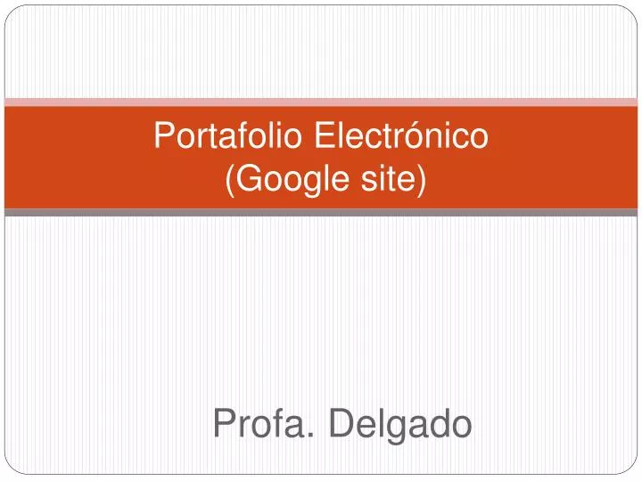 portafolio electr nico google site