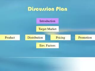 Discussion Plan