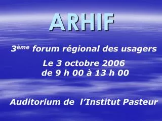 arhif