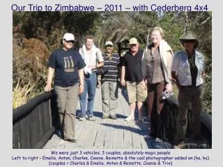 Our Trip to Zimbabwe – 2011 – with Cederberg 4x4