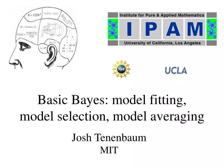 basic bayes model fitting model selection model averaging