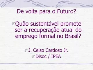 de volta para o futuro