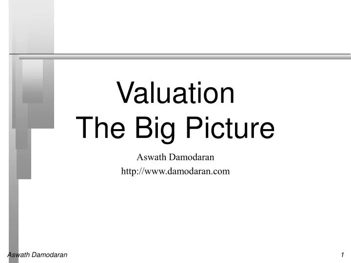 valuation the big picture