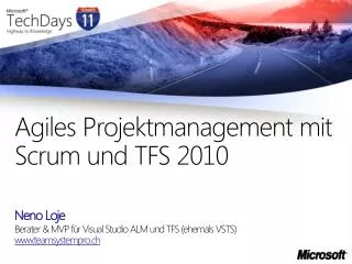 Agiles Projektmanagement mit Scrum und TFS 2010