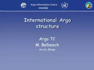 International Argo structure