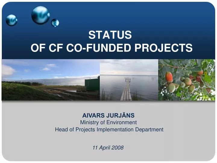 status of cf co funded projects