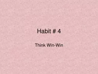 habit 4