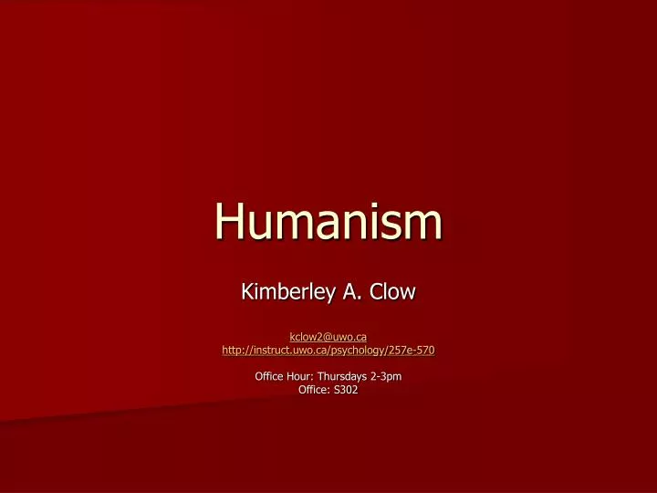 humanism