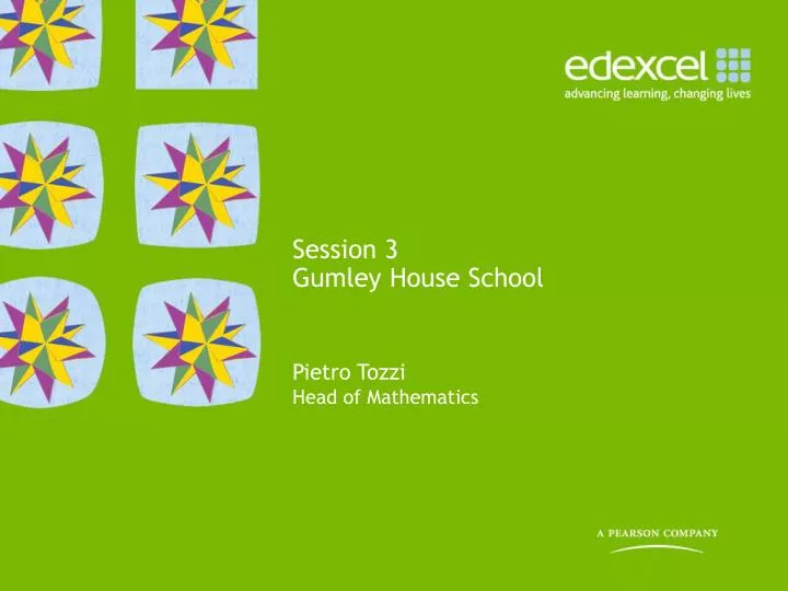 session 3 gumley house school