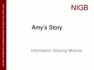 Amy’s Story