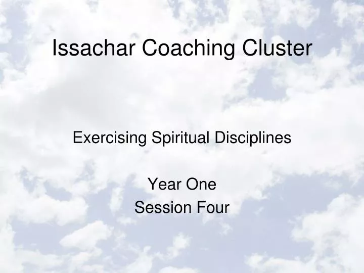 issachar coaching cluster