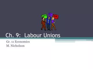 Ch. 9: Labour Unions