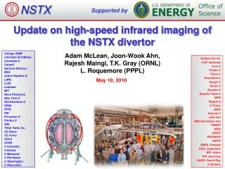 Update on high-speed infrared imaging of the NSTX divertor