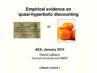 Empirical evidence on quasi-hyperbolic discounting