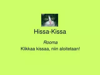 Hissa-Kissa