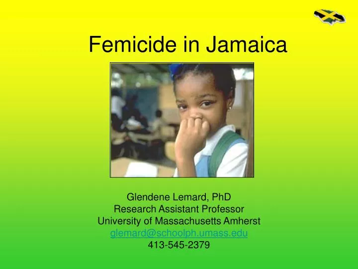 femicide in jamaica