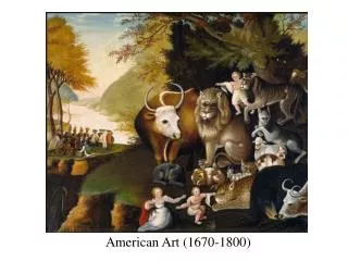 American Art (1670-1800)
