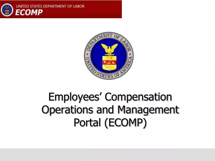 employees compensation operations and management portal ecomp